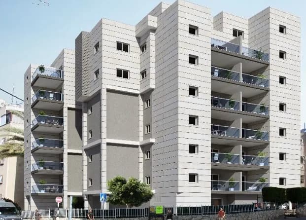 הדמיית בניין מגורים חדש ברחוב אהרון קרון 32 בראשון לציון